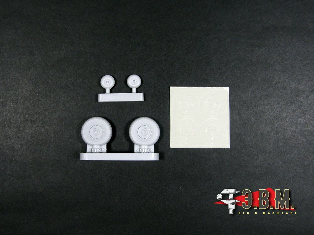 RS48092 E.V.M. 1:48 Landing Gear Wheels for LaGG - 3 - imodeller.store