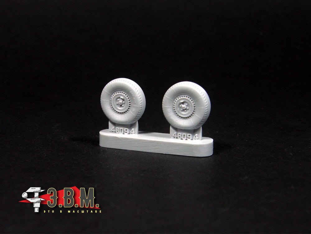 RS48094 E.V.M. — Landing Gear Wheels Type - 2 for LaGG - 3 (Concrete Airfields) - imodeller.store