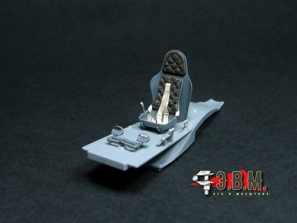 RS48099 E.V.M. 1/48 Pilot Seat with Armored Backrest & 3D Decal Belts for LaGG - 3 - imodeller.store