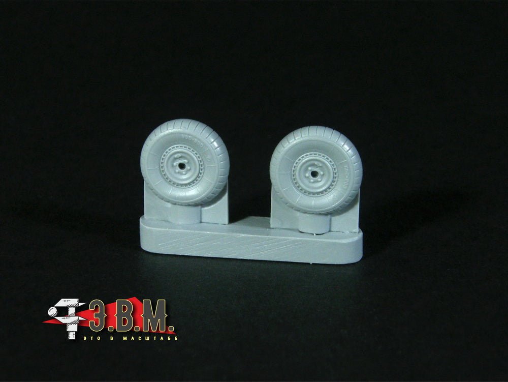 RS48110 E.V.M. 1/48 Landing Gear Wheels for Yakovlev Yak - 7 - imodeller.store