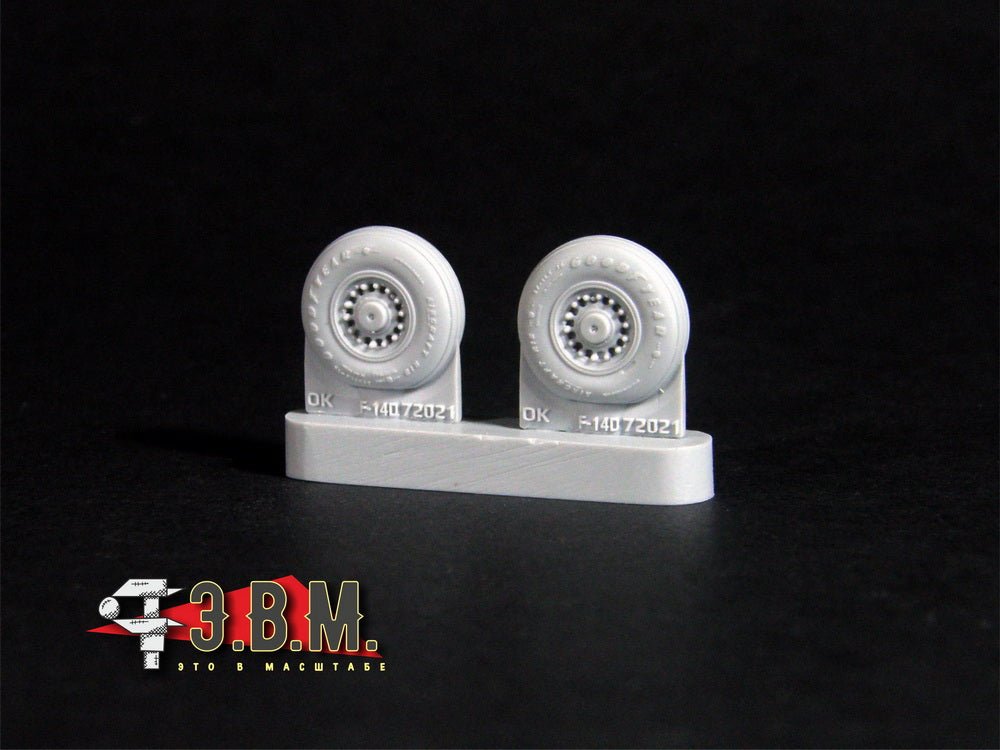 RS72021 E.V.M. 1/72 Landing Gear Wheels for F - 14D - imodeller.store
