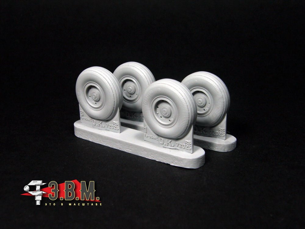 RS72025 E.V.M. 1/72 Landing Gear Wheels for Tu - 95MS - imodeller.store