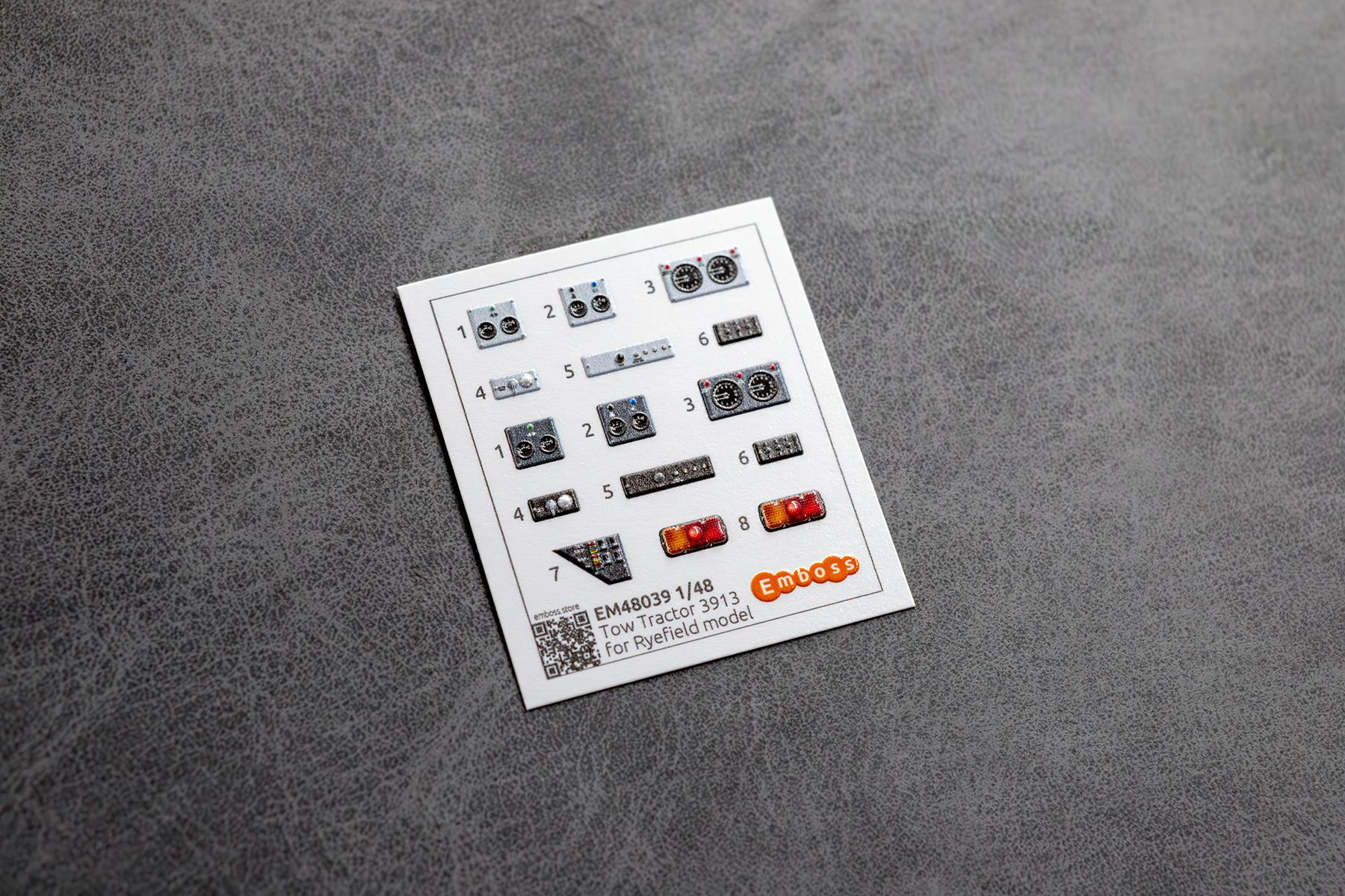 Russian Naval 10 - ton Tractor details set for RFM 4802 1/48 (3D decal) - imodeller.store