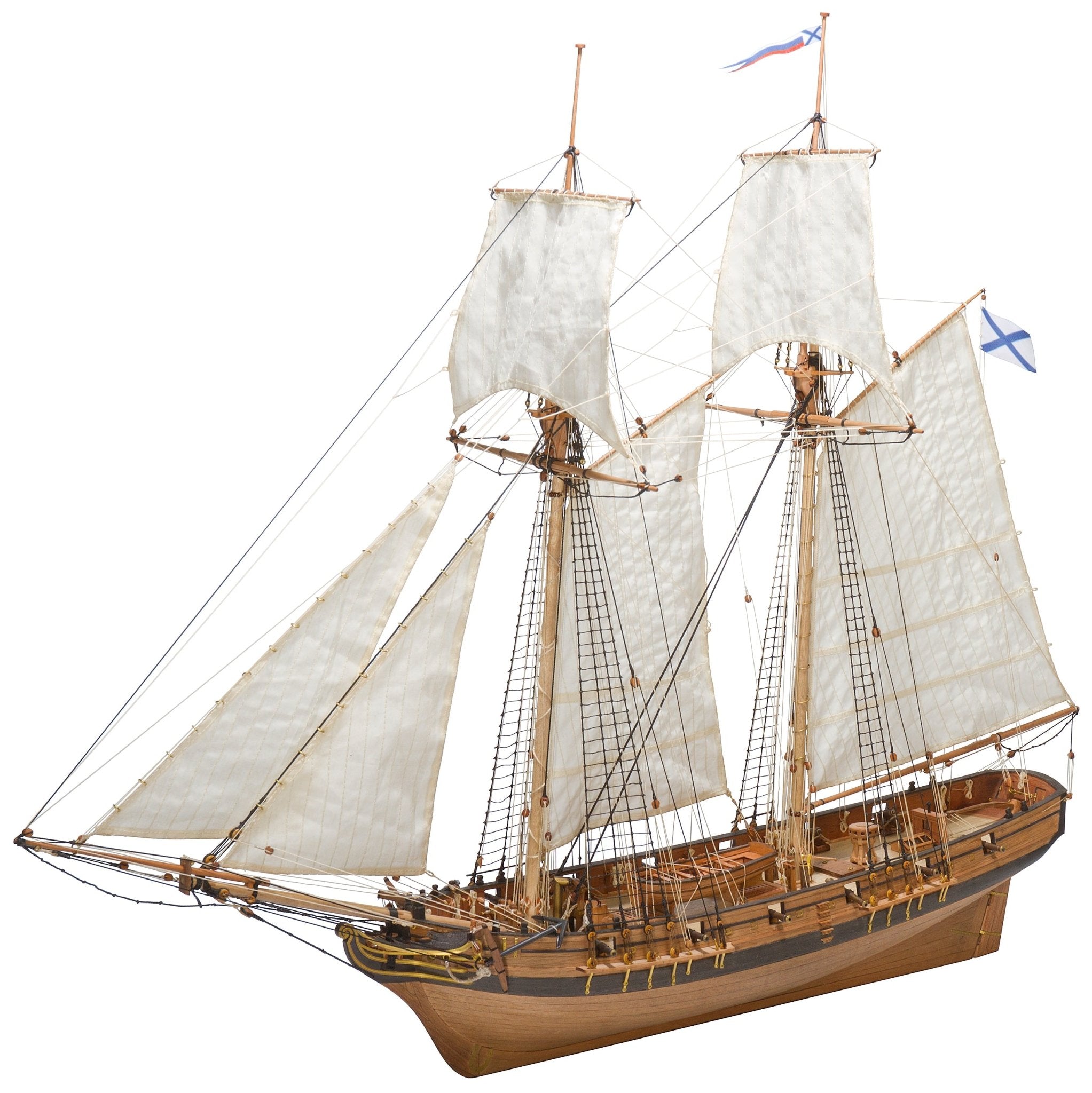 Schooner Polotsk wooden ship model kit 1/72 - Master Korabel / Imodeller.store - imodeller.store