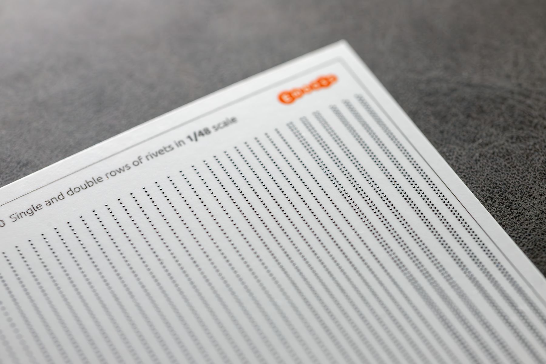 Single/double rows of rivets 1/48 (3D decal) - imodeller.store