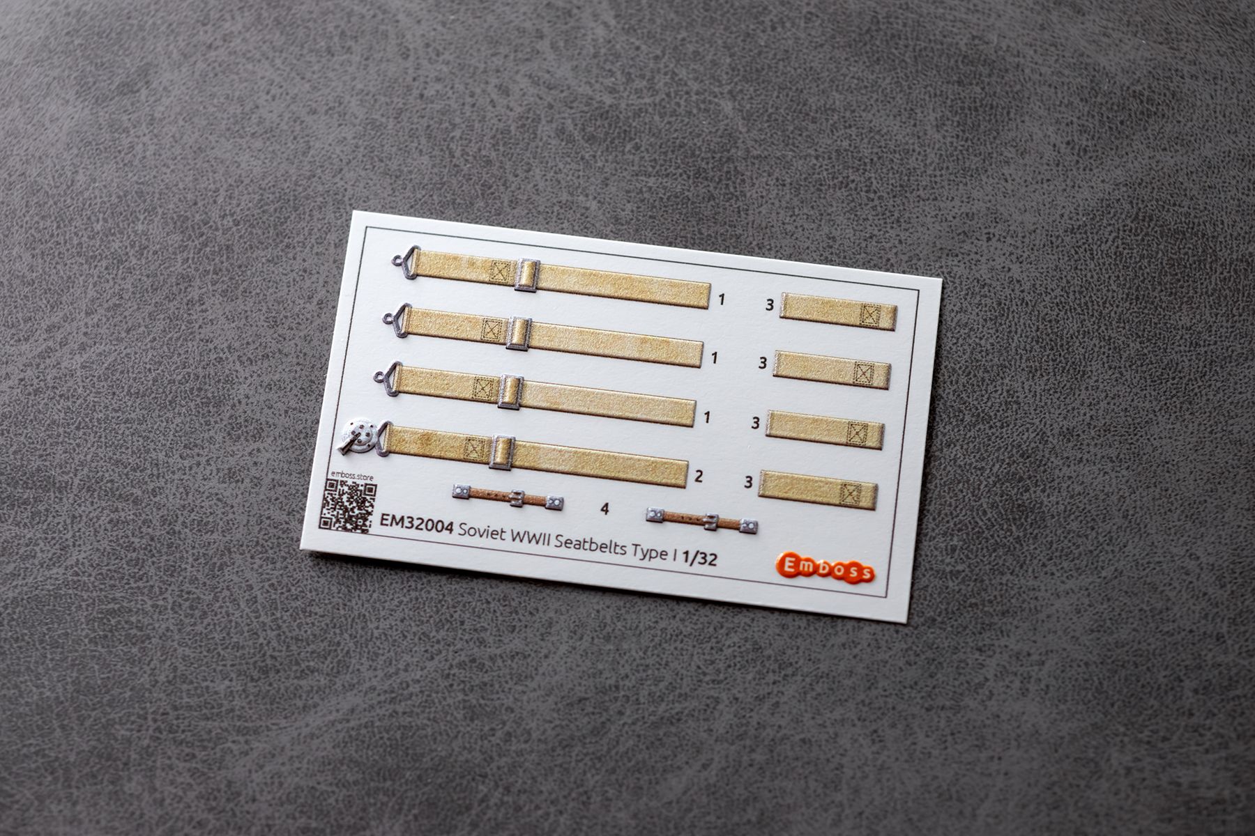 Soviet aircraft seatbelts Type 1 1/32 (3D decal) - imodeller.store