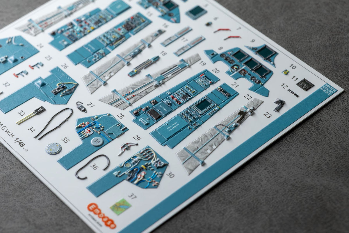 Su - 30SM Cockpit details for G.W.H. 1/48 (3D decal) - imodeller.store