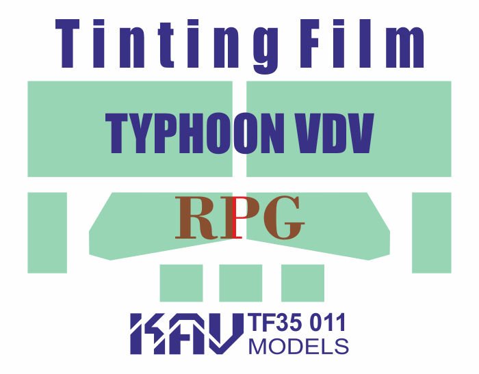 Tint film for Typhoon Airborne Forces K - 4386 (RPG) - imodeller.store