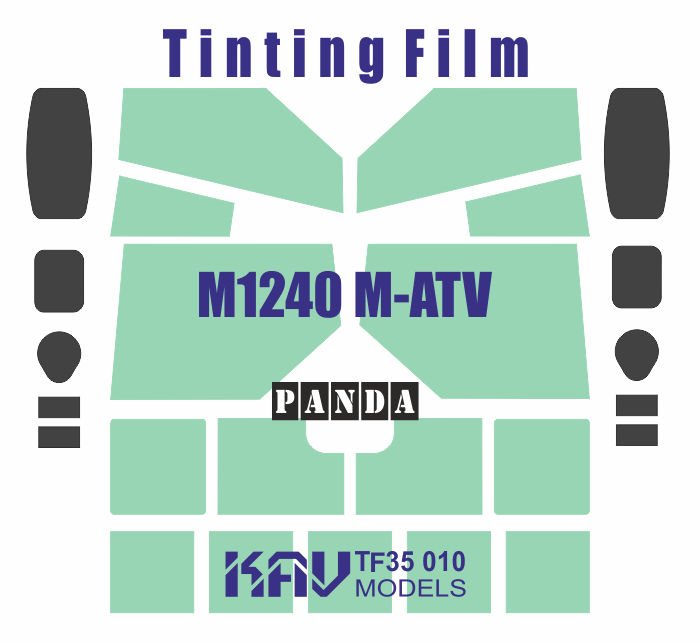 Tinted film for M1240 M - ATV (Panda/I Love Kit) - imodeller.store