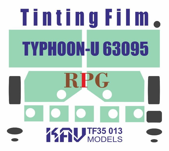 Tinted film for Typhoon - U 63095 (RPG) - imodeller.store