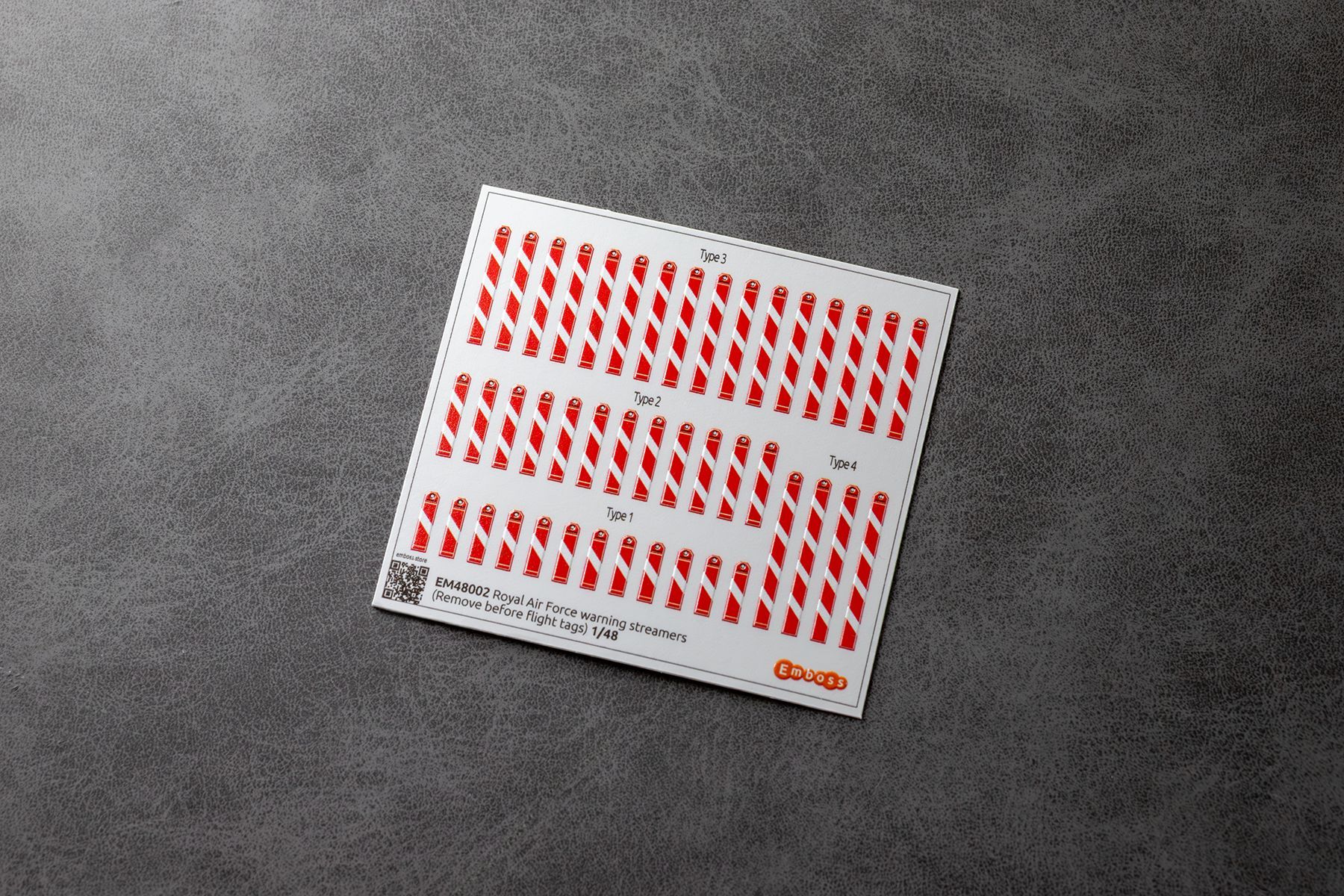 Two - sided Royal Air Force warning streamers (Remove before flight tags) 1/48 (3D decal) - imodeller.store