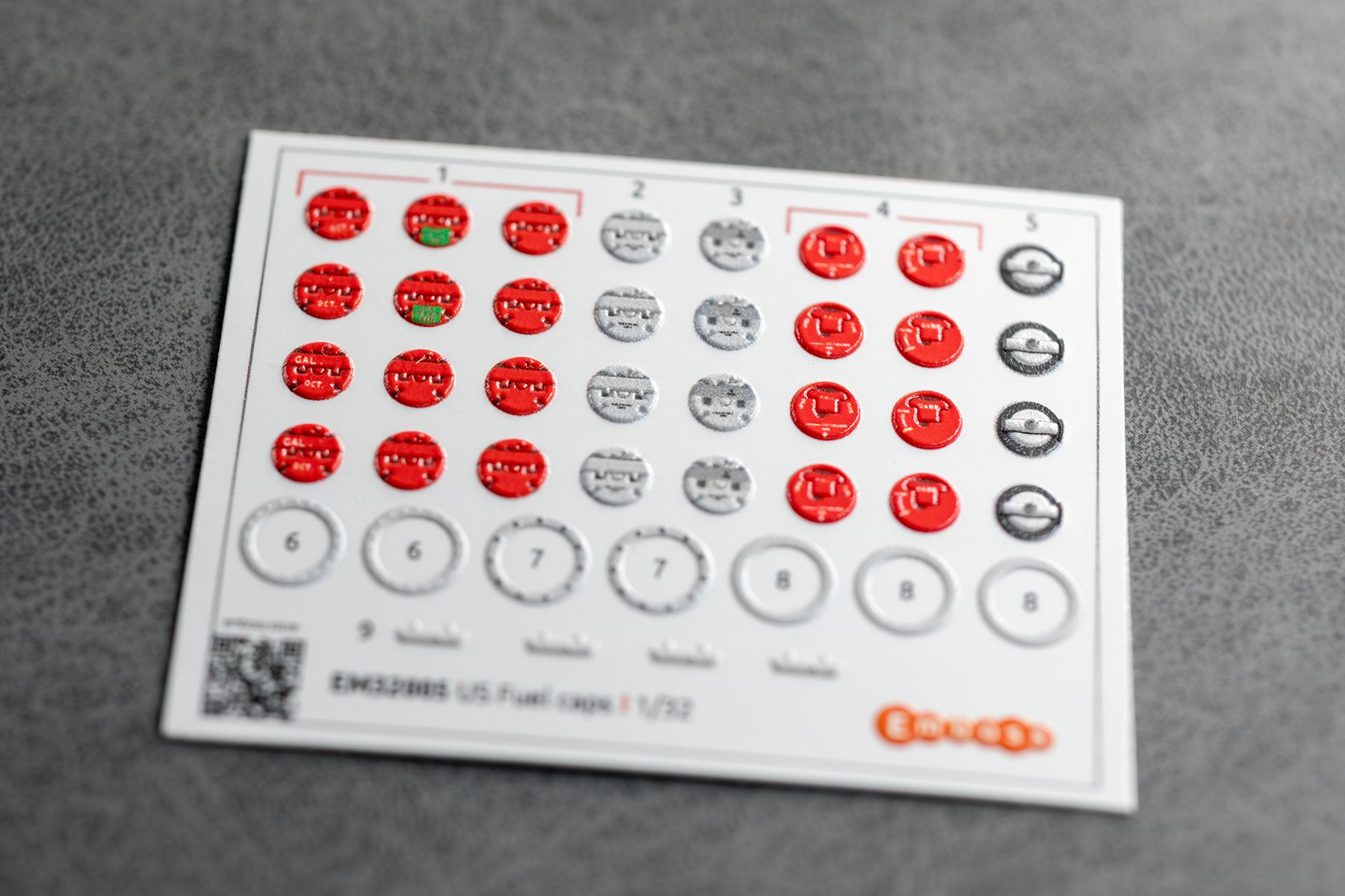 US Fuel filler caps 1/32 (3D decal) - imodeller.store