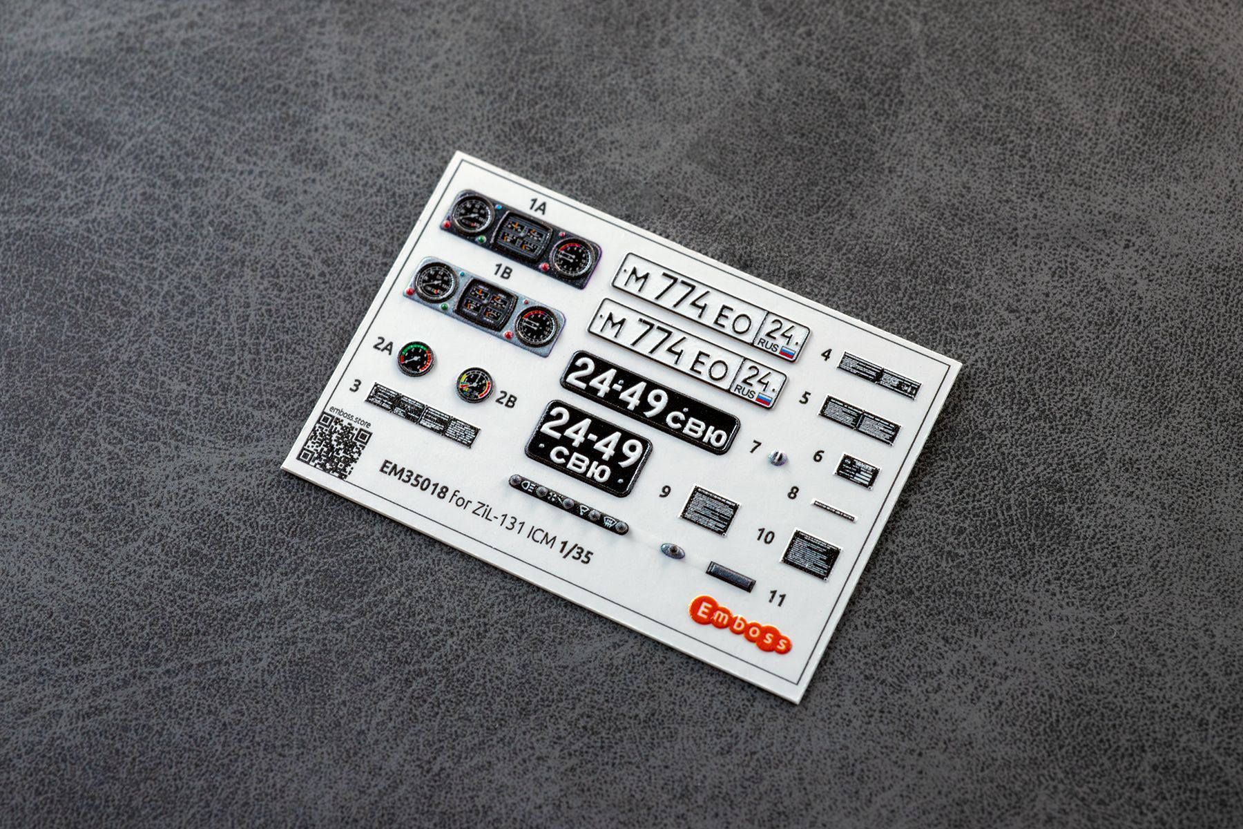 ZIL - 131 Details set for any kit 1/35 (3D decal) - imodeller.store