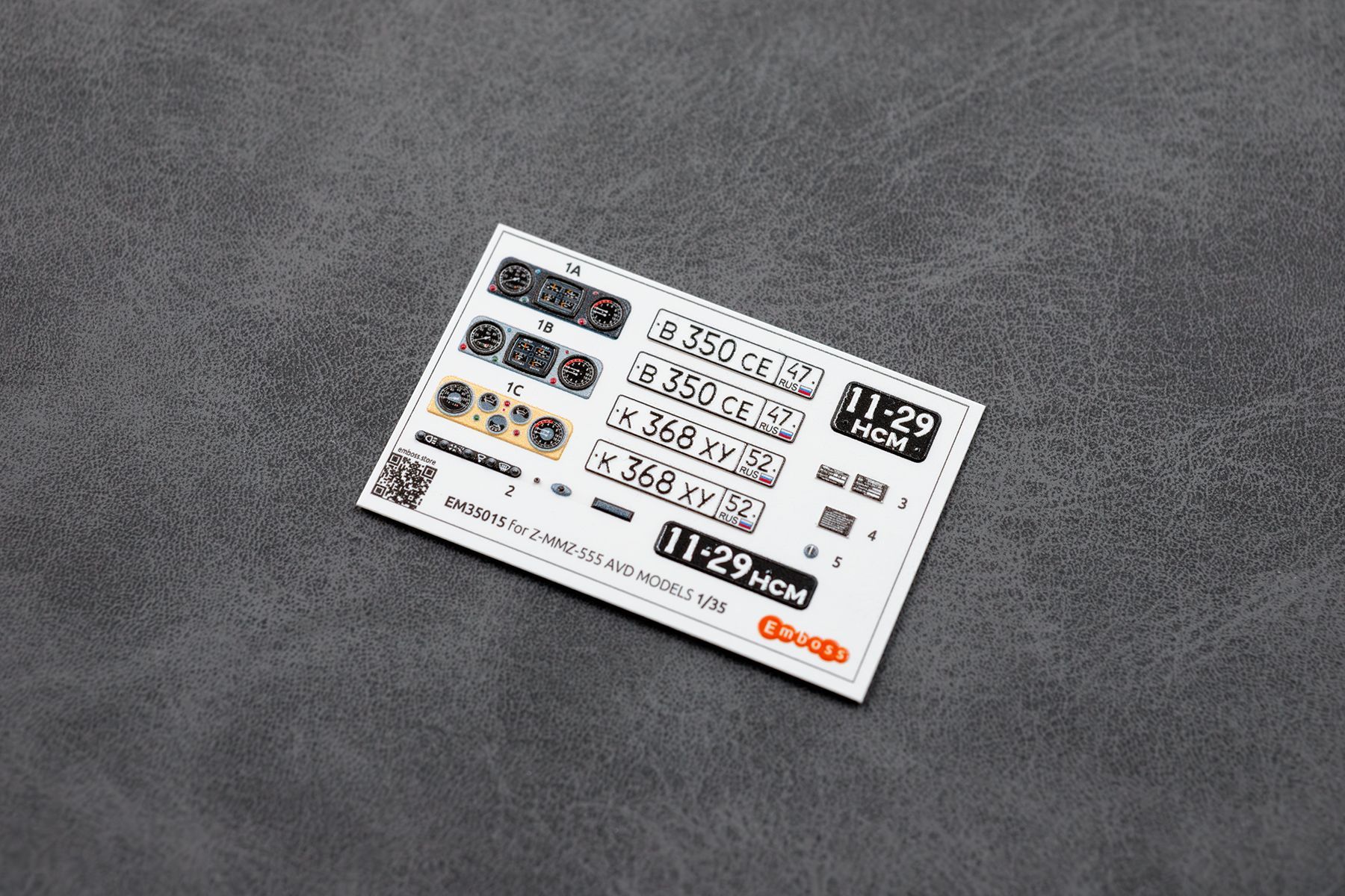 ZIL - MMZ - 555 details set for AVD Models 3503AVD 1/35 (3D decal) - imodeller.store