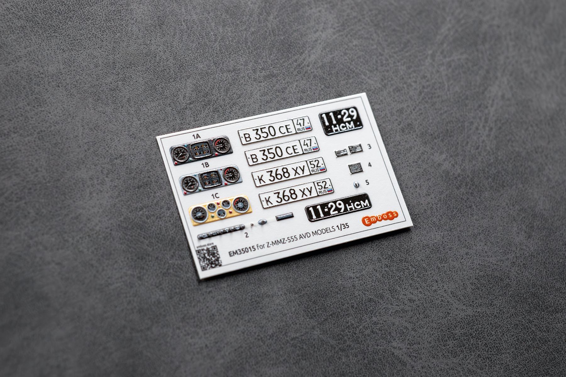 ZIL - MMZ - 555 details set for AVD Models 3503AVD 1/35 (3D decal) - imodeller.store