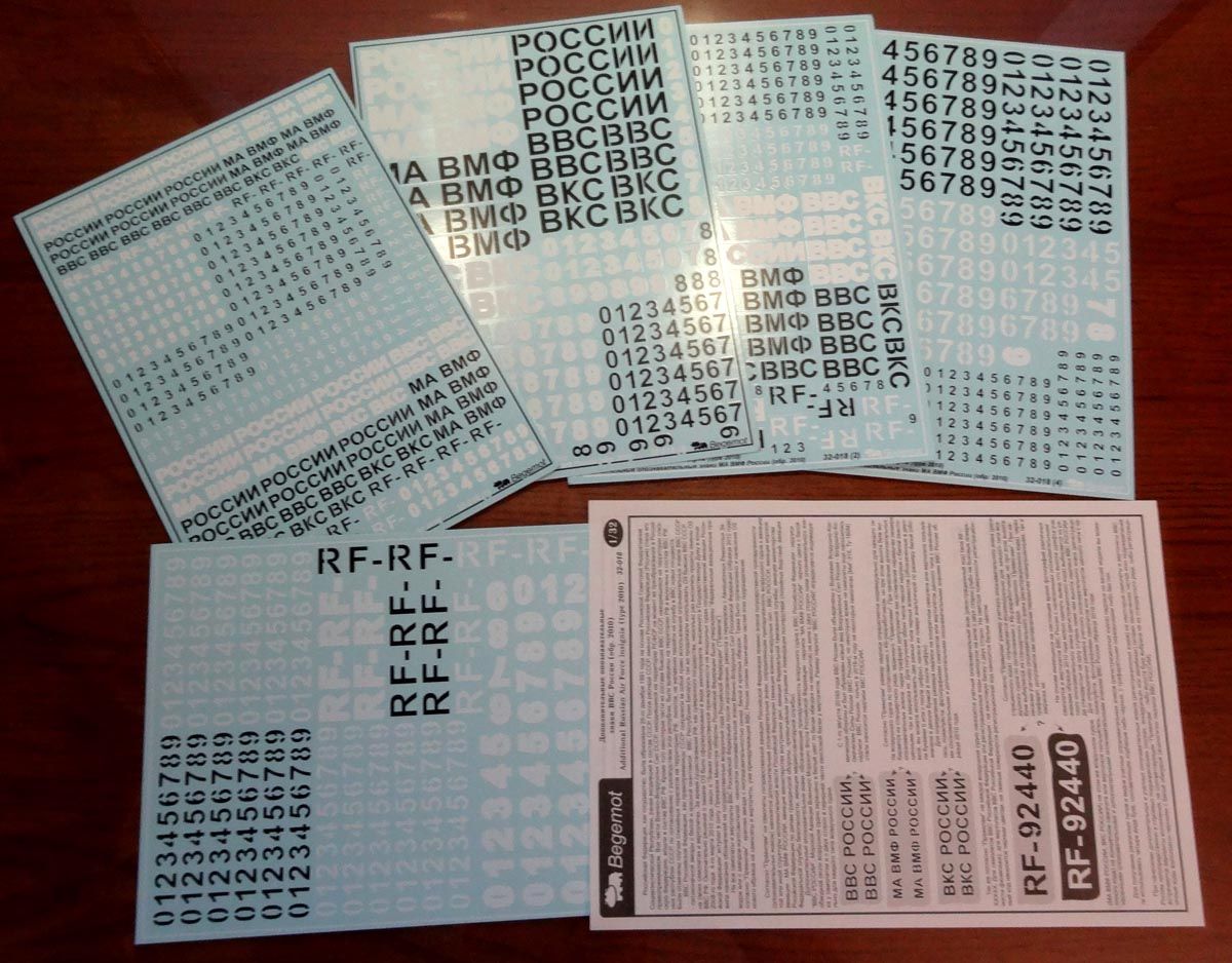 Additional ORS Air Force Rossiyam 2010 1.32 (Decal) - imodeller.store