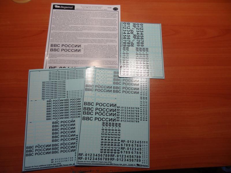Additional ORS Air Force Rossiyam 2010 1.72 (Decal) - imodeller.store