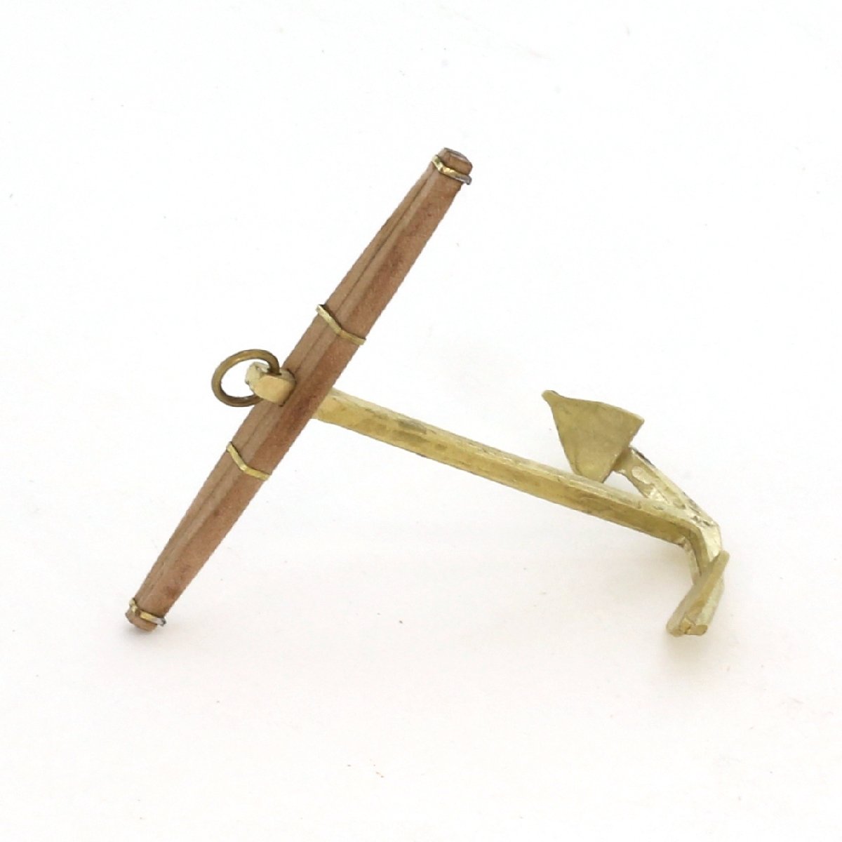 Admiralteysky anchor 60mm with a wooden rod (UP. 2pcs) - imodeller.store