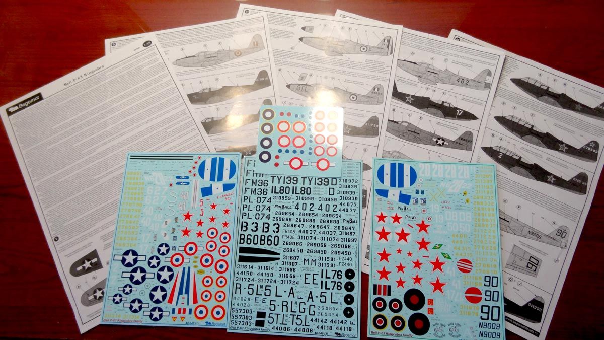 Bell P-63 Kingcobra 1.48 (Decal) - imodeller.store