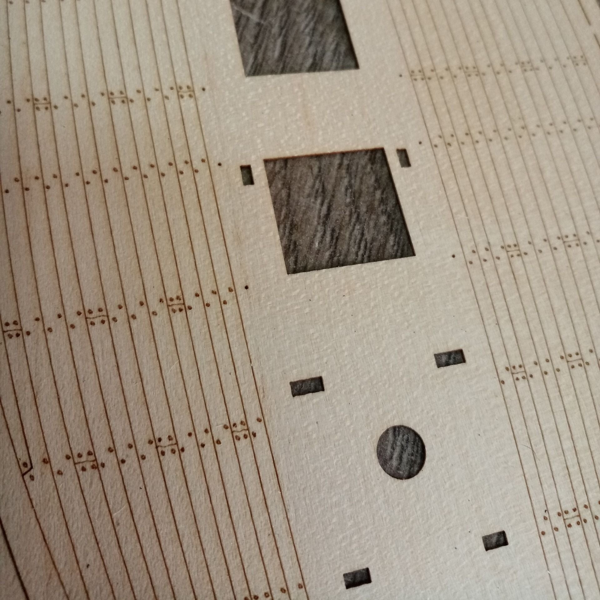 Deck for the model of the ship "Brig" Mercury 1:72 - imodeller.store