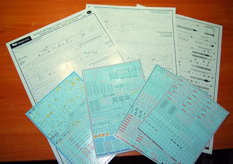 Dry Su-24 Technical inscriptions 1.48 (decal) - imodeller.store