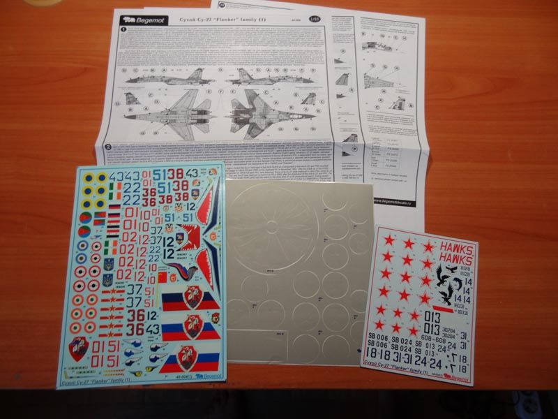 Dry SU-27 (1) 1.48 (decal) - imodeller.store