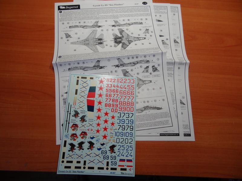 Dry Su-33 1.48 (decal) - imodeller.store