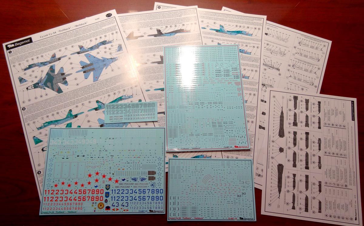Dry SU-34 1.72 (decal) - imodeller.store