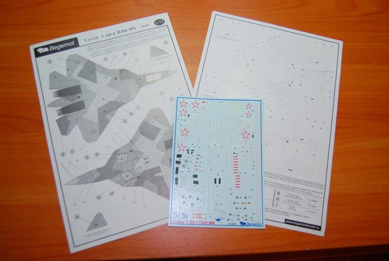Dry T-50-1 pak-f (star) 1.72 (decal) - imodeller.store