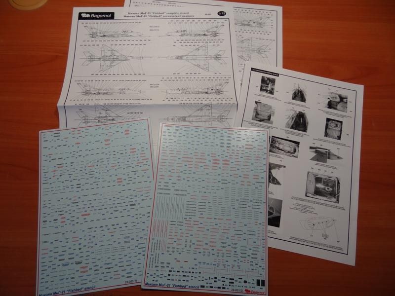 MiG-21 technical inscriptions 1.32 (decal) - imodeller.store