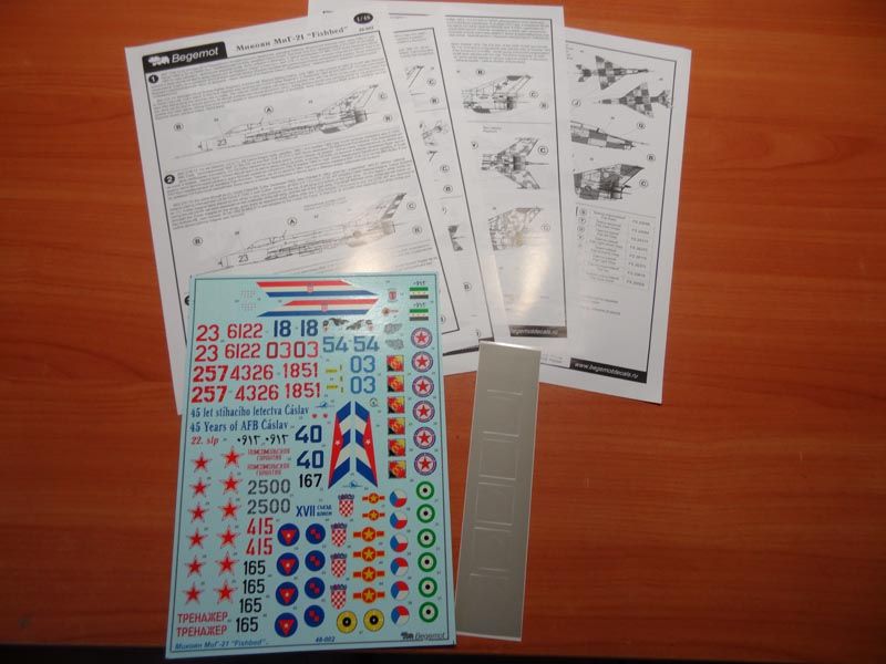 Mikoyan MiG-21 1.48 (decal) - imodeller.store