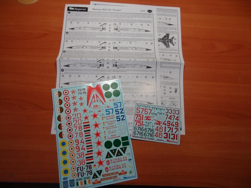 Mikoyan MiG-25 1.48 (decal) - imodeller.store