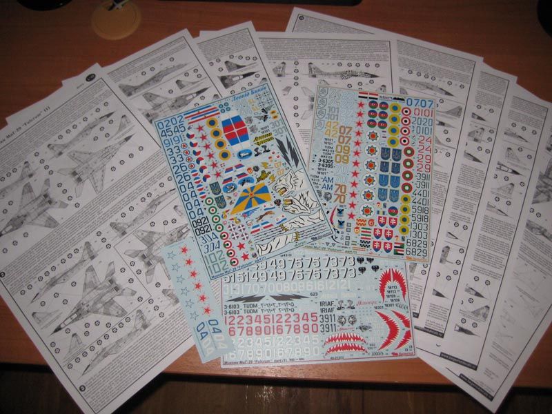 Mikoyan MiG-29 (1) 1.48 (decal) - imodeller.store