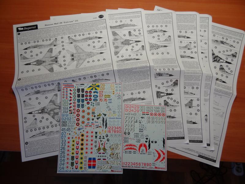 Mikoyan MiG-29 (1) 1.72 (decal) - imodeller.store