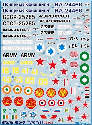 Miles Mi-8 1.72 (Decal) - imodeller.store