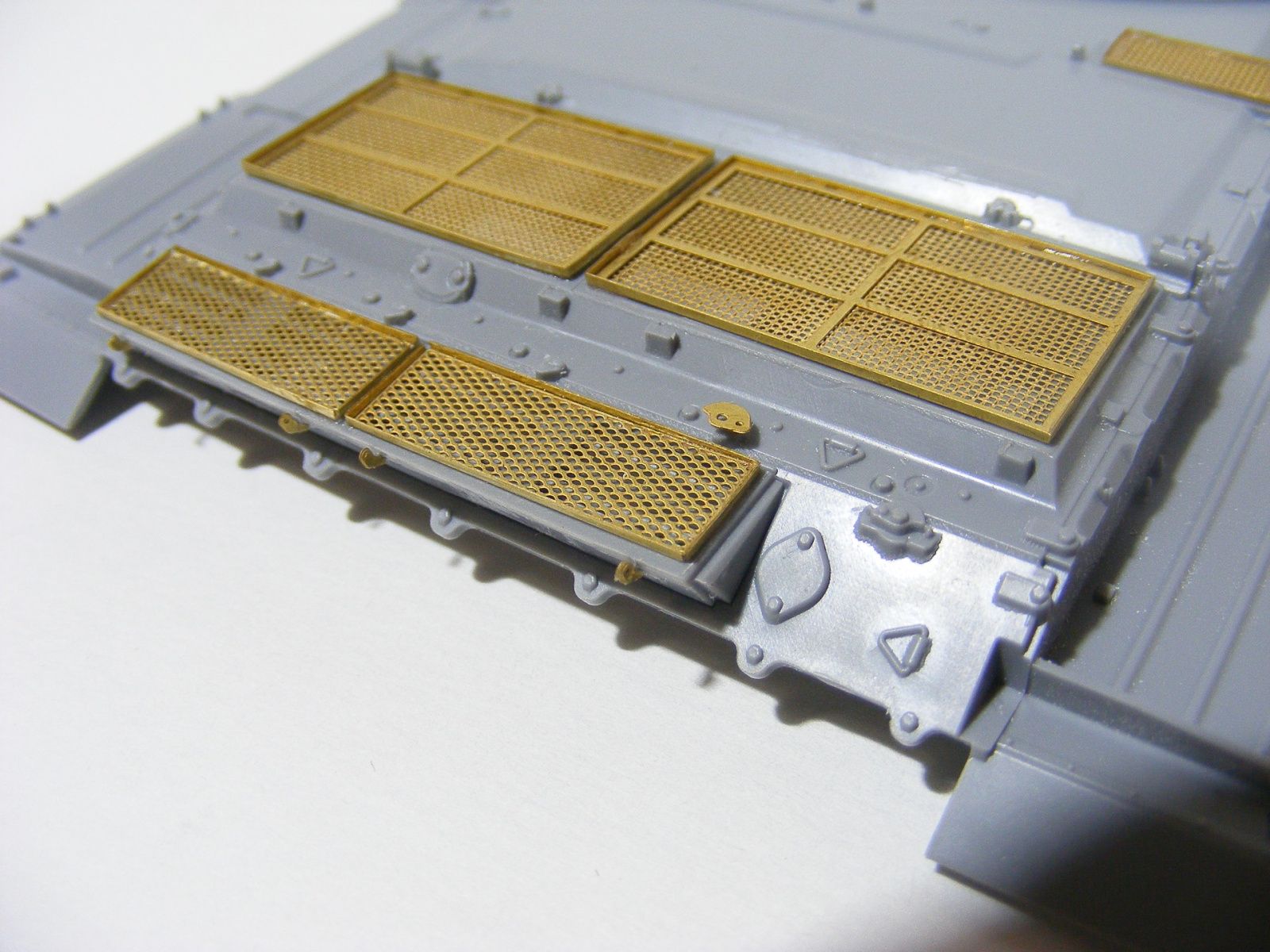 Nets and corrugated board for 2C19 152-mm self-propelled divisional howitzer - imodeller.store