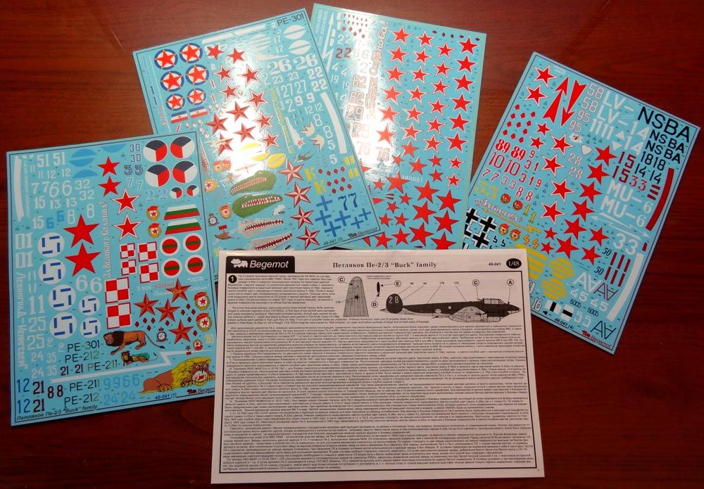 Petlyakov Pe-2 (Decal) - imodeller.store