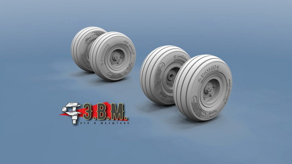 RS32001 AH-1G COBRA transport wheels (1/32) - imodeller.store