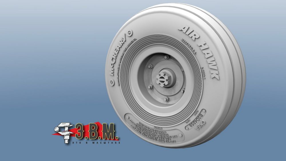 RS32001 AH-1G COBRA transport wheels (1/32) - imodeller.store