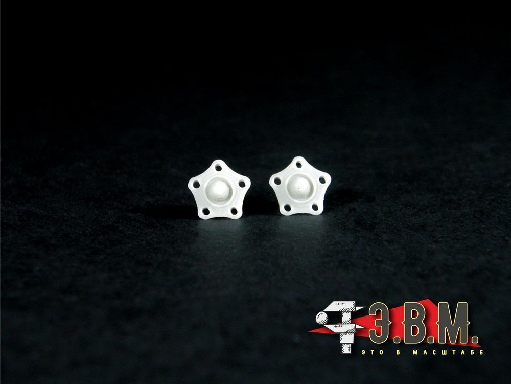 RS35017 Wheels for GAZ-AA/Mm Pr-Va Plant Red Triangle - imodeller.store