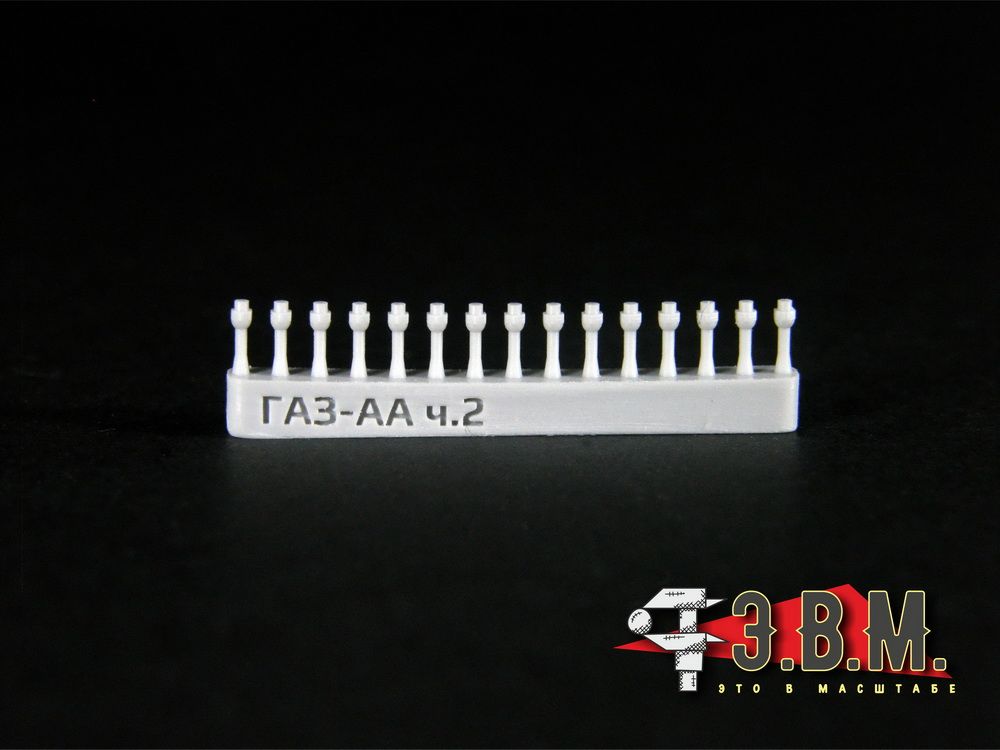 RS35018 Wheels for GAZ-AAA cars and armored vehicles BA-3/BA-6/BA-10 Ave-VV plant "Rubber Boarding" - imodeller.store