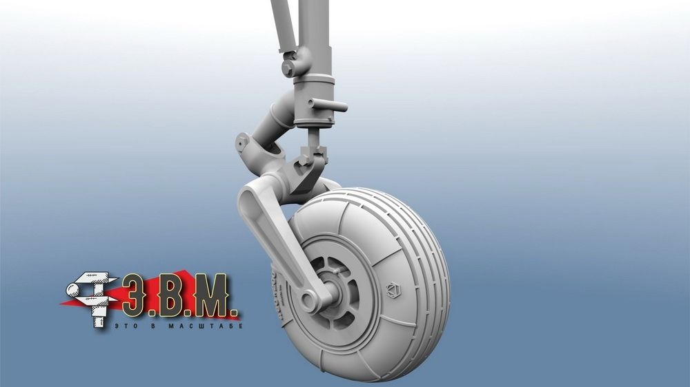RS48010 Wheels of the MiG-15 chassis (1:48) - imodeller.store