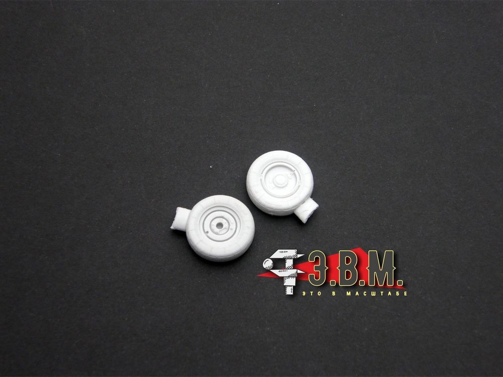 RS48012 Chassis wheels for a model of the MiG-25 aircraft (Type-2) (1:48) - imodeller.store