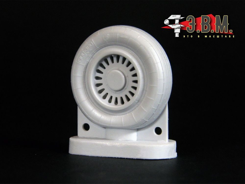 RS48012 Chassis wheels for a model of the MiG-25 aircraft (Type-2) (1:48) - imodeller.store