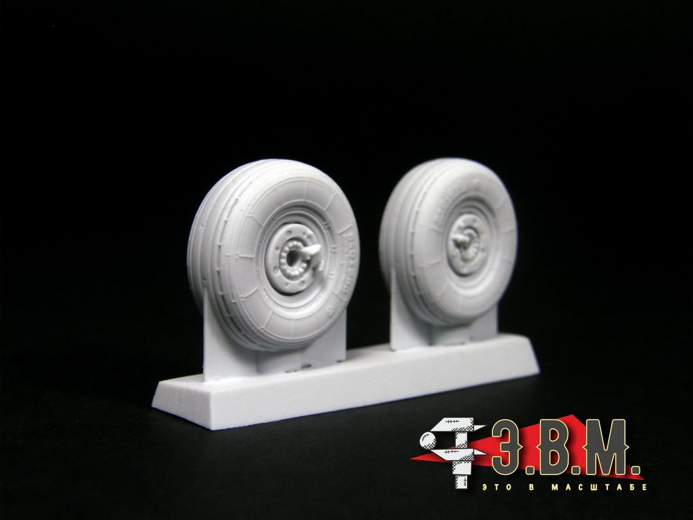 RS48017 Chassis wheels for a model of the MiG-29 9-13 m1 aircraft: 48 - imodeller.store