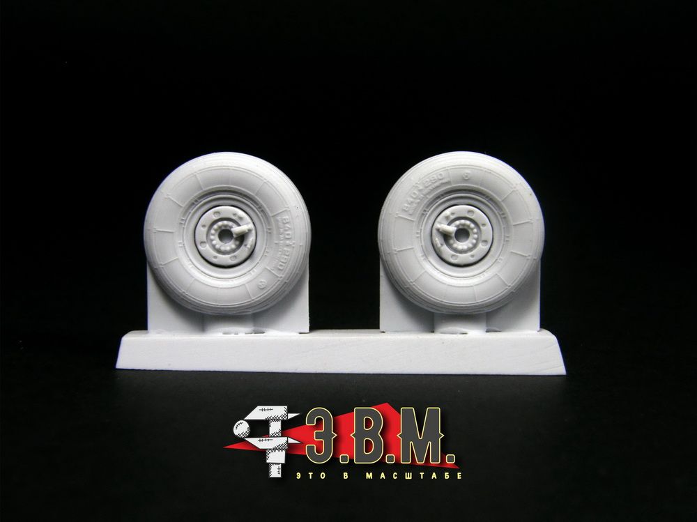 RS48017 Chassis wheels for a model of the MiG-29 9-13 m1 aircraft: 48 - imodeller.store