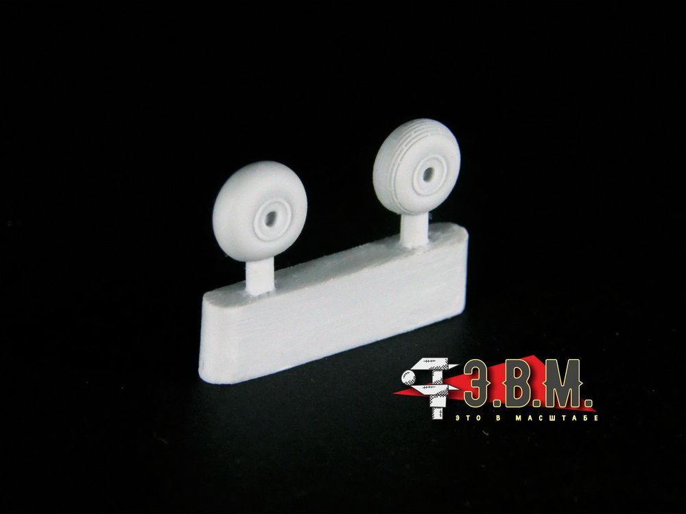 RS48022 Yak-9 chassis wheels (for concrete airfields) (1:48) - imodeller.store