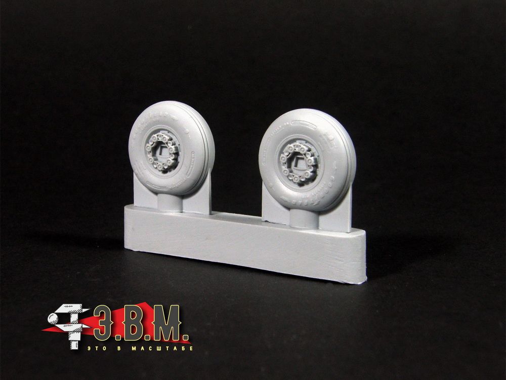 RS48026 Chassis wheels for the F-14A aircraft model (1:48) - imodeller.store