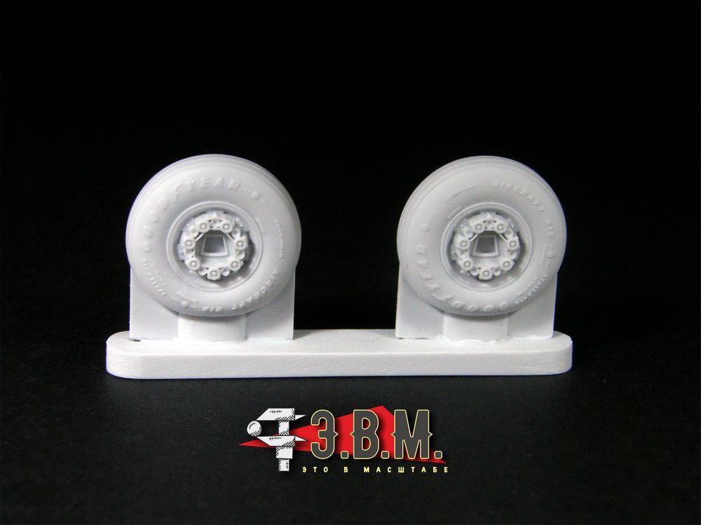 RS48027 Chassis wheels for the F-14D aircraft model (1:48) - imodeller.store