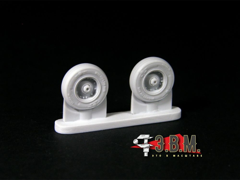 RS48027 Chassis wheels for the F-14D aircraft model (1:48) - imodeller.store